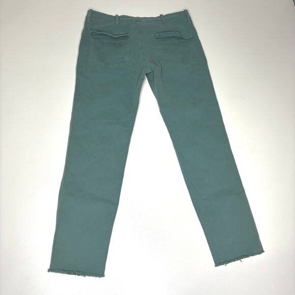 Nili Lotan 111/88 80NL Tomboy Straight Leg Sage Green Pants 4 - Picture 11 of 11